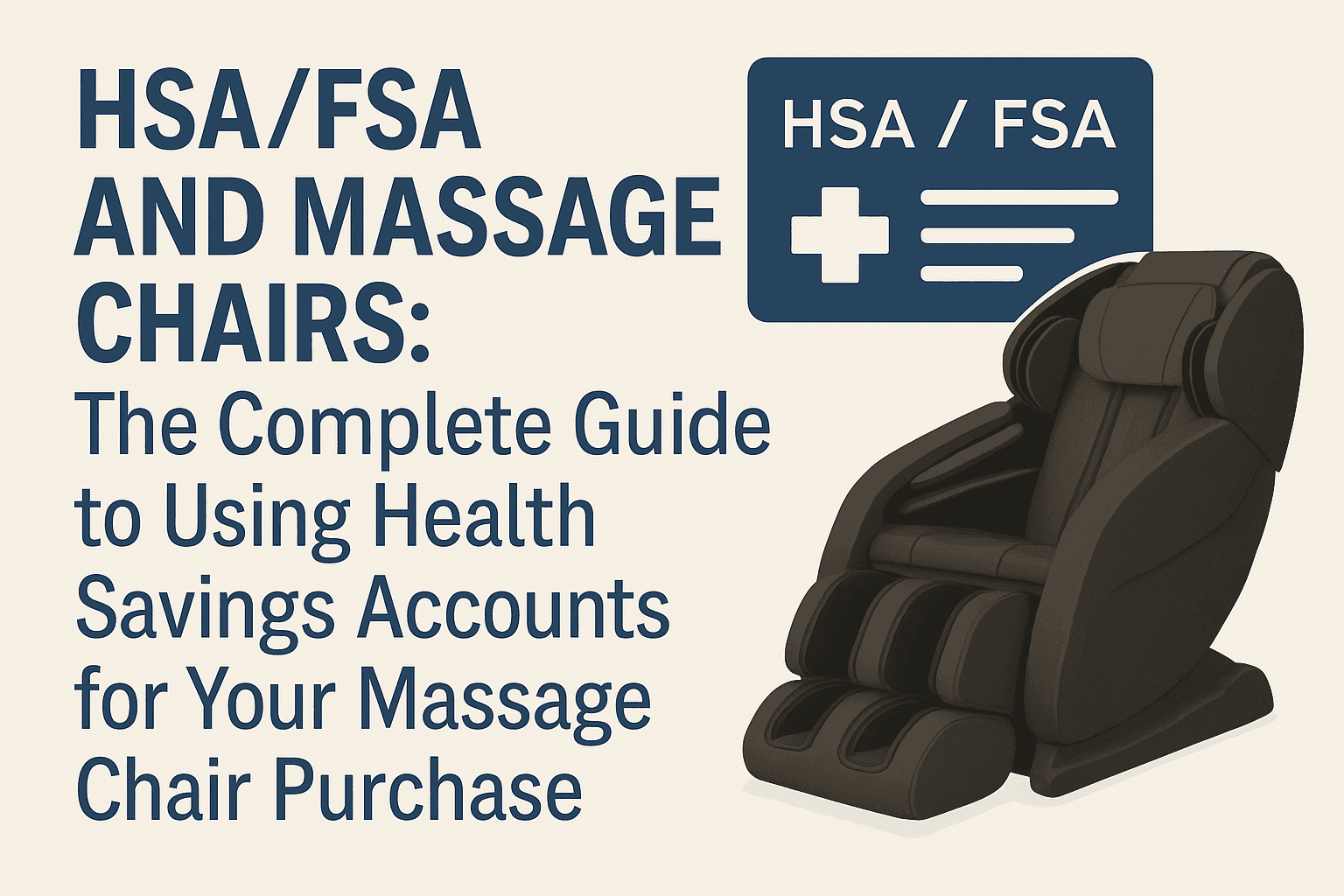 HSA/FSA and Massage Chairs: The Complete Guide to Using Health Savings ...