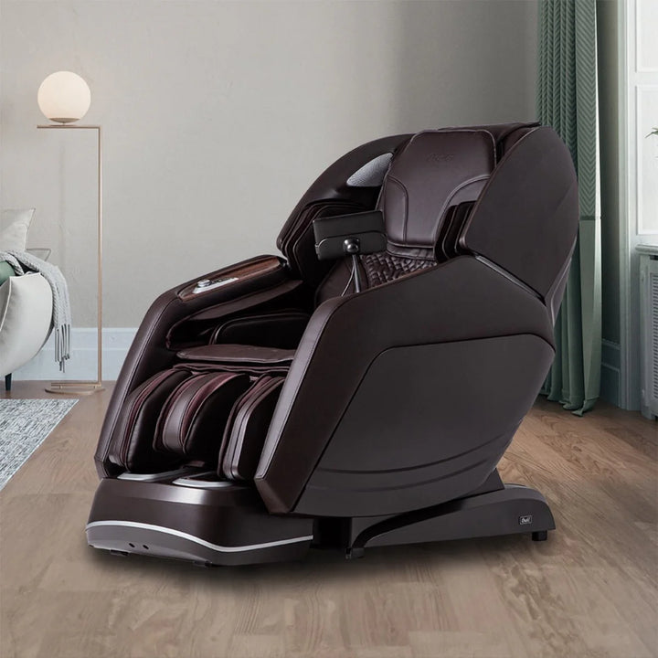 Osaki 4D Manhattan Duo Mech massage chair in a modern home wellness room