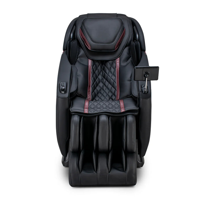 Cozzia Zen 2 CZ 645 massage chair in Black and Black front view
