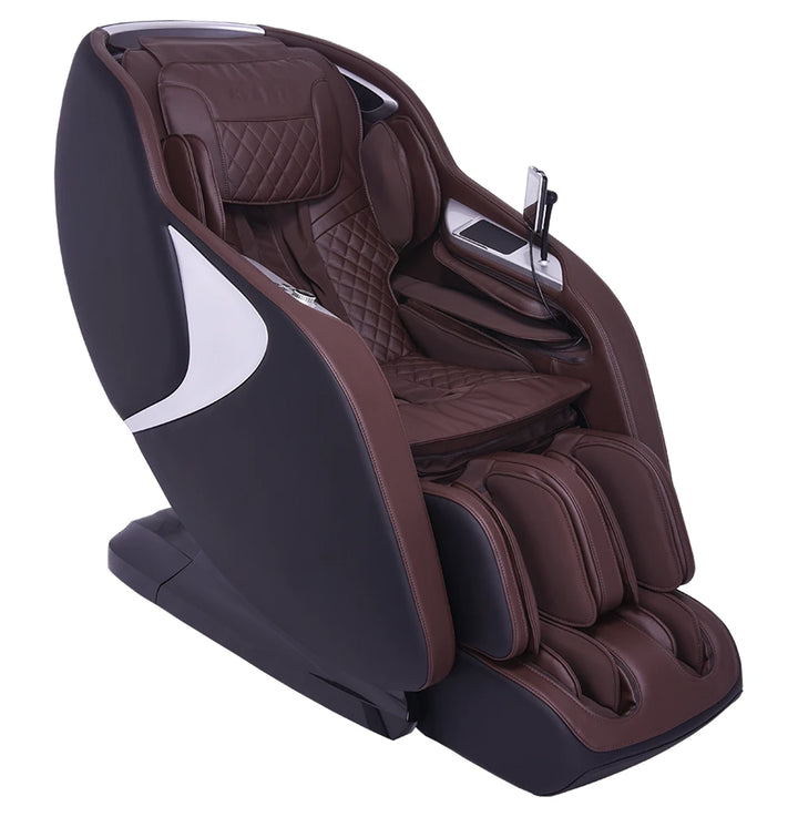 Kyota Joubu M880 4D massage chair in Black-Dark Brown finish