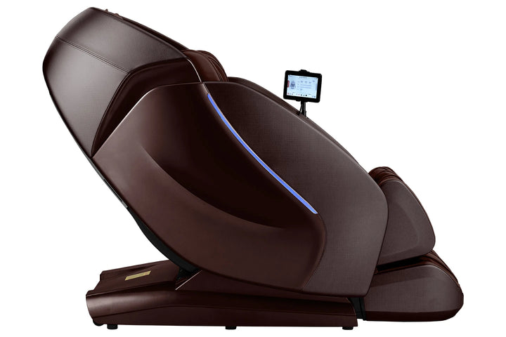 Kyota Hatsumei M900 Dark Brown side profile while reclined