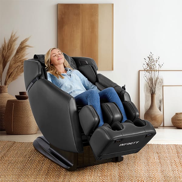 Infinity Riage 4D massage chair in a home setting