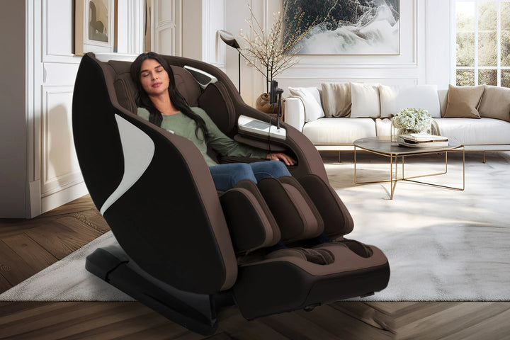 Kyota Joubu M880 4D massage chair in a modern living room