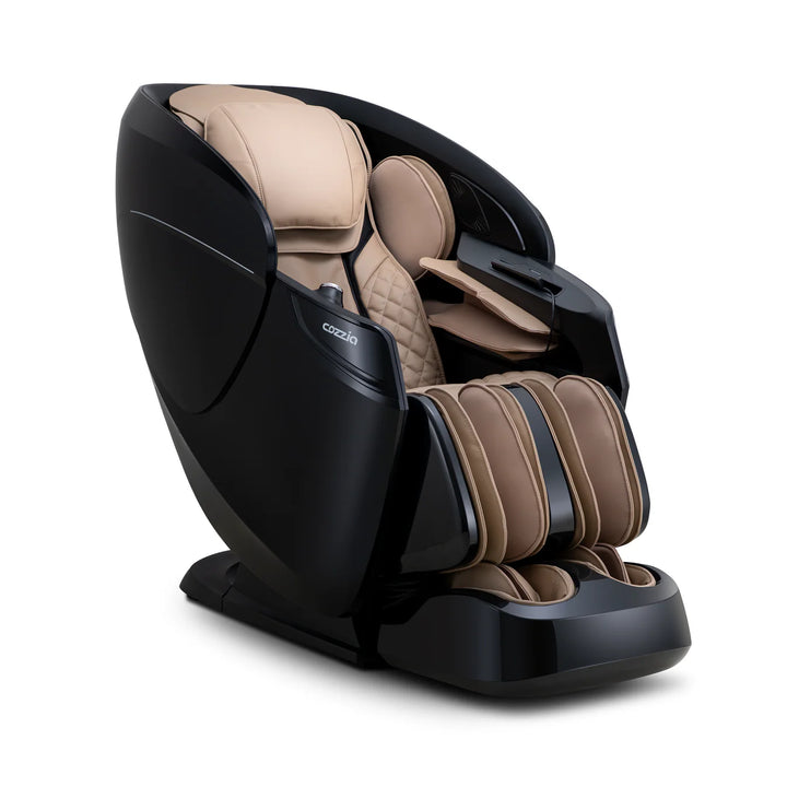 Cozzia Fusion Pro massage chair in Toffee and Black