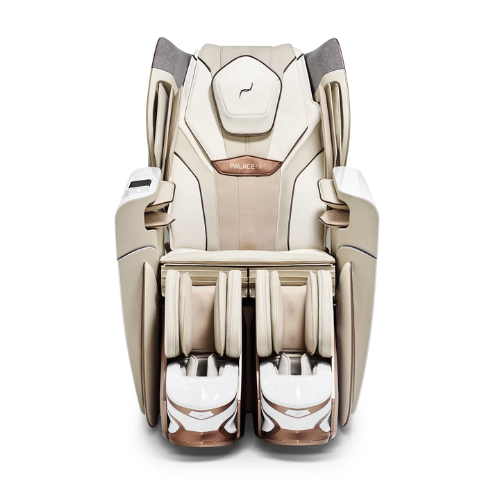 Front view of Bodyfriend The Palace Neo showing separate leg sections