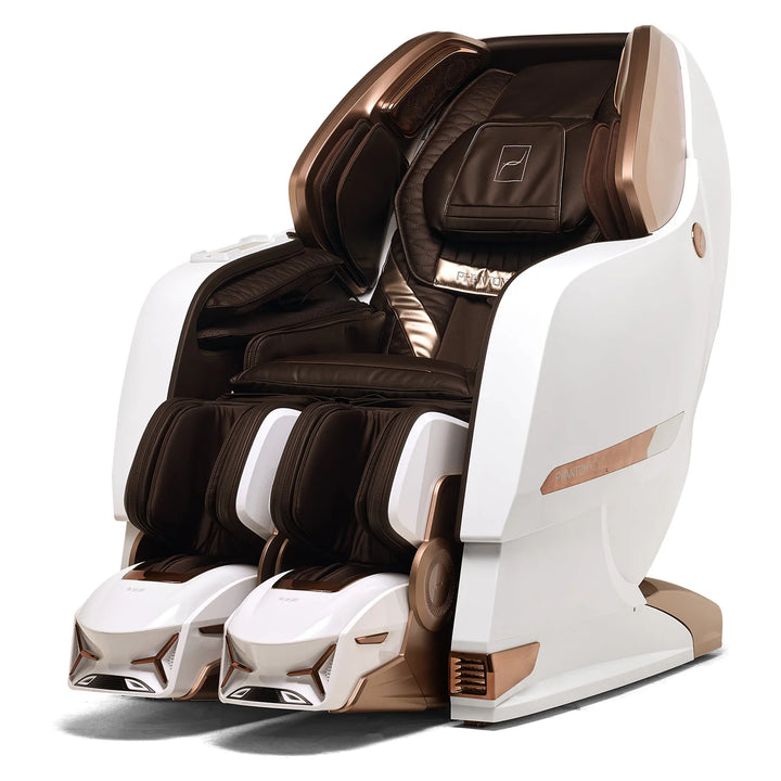 Bodyfriend Phantom Rovo massage chair front three-quarter view for air compression coverage