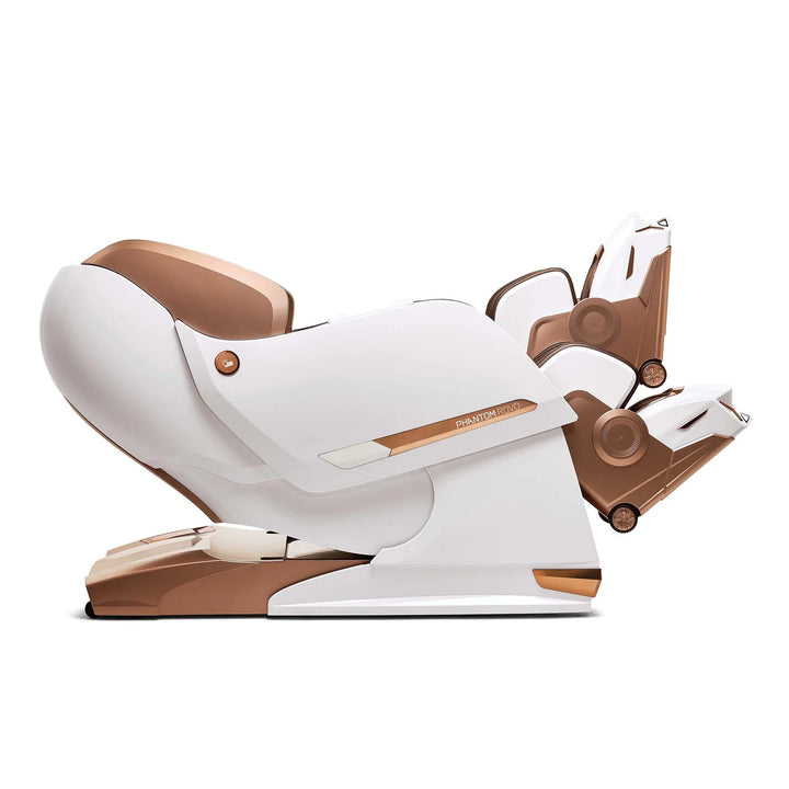 Bodyfriend Phantom Rovo massage chair in a fully reclined side profile