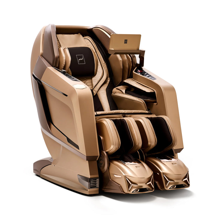 Bodyfriend Pharaoh Q side-angle view for seat and leg-rest fit