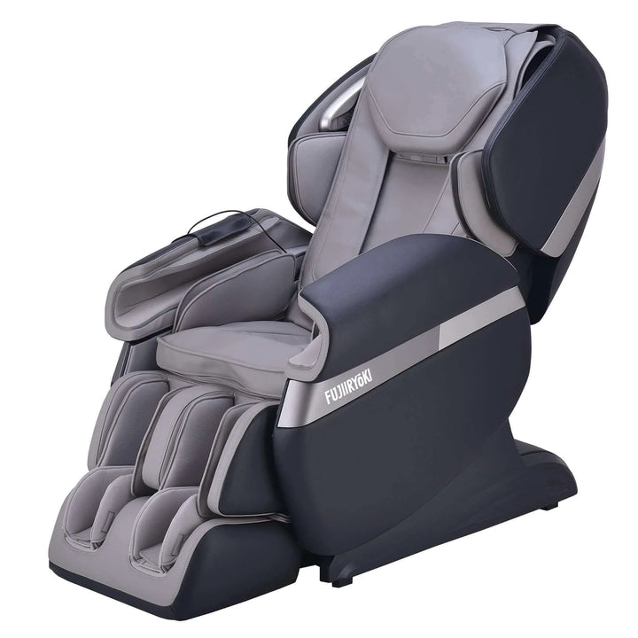 Fujiiryoki MR-6000 Calm Plus massage chair in Charcoal side view
